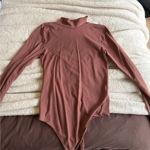 Abercrombie & Fitch Kids Long Sleeve Rust Bodysuit